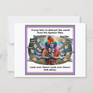 Trump as Shiva the Destroyer Postcard