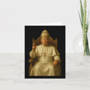 Trump As Vatican Church Pope Funny Pope Trump Card