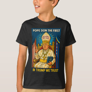 Trump As Vatican Church Pope - Pope Trump Meme  T-Shirt