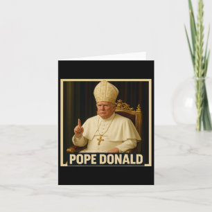 Trump As Vatican Church Pope Trump Funny Vatican C Card