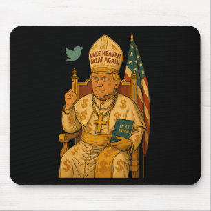 Trump As Vatican Church Pope Trump Mouse Mat