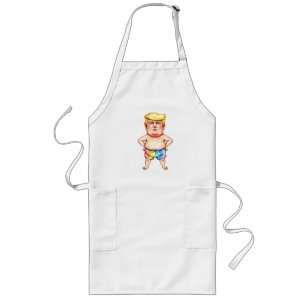 trump at the beach long apron