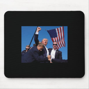 Trump Attack On Trump Fight For America Trump Unde Mouse Mat