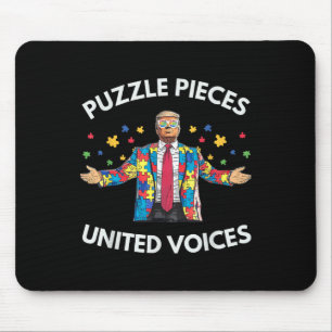 Trump Autism Awareness For Trump Autism _1 Mouse Mat