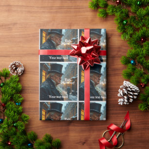 Trump Bah Humbug Wrapping Paper