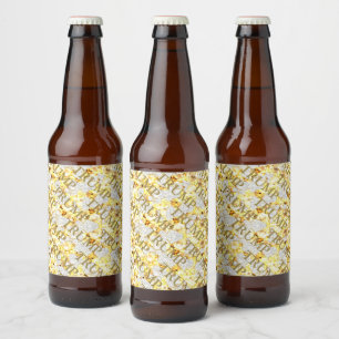 TRUMP  BEER BOTTLE LABEL