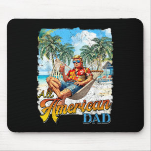 Trump Best Dad American Ever 4th Of July Fathers D Mouse Mat