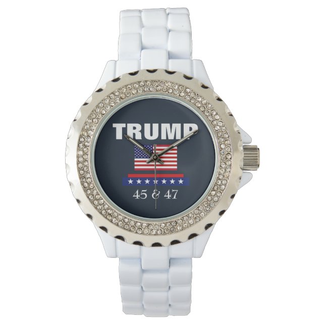 TRUMP BEST PRESIDENT EVER 45 & 47  WATCH (Front)