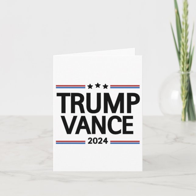 Trump Better Coverage Than 5g 2 Sided Funny Humour Card (Front)