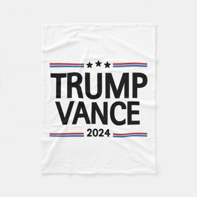 Trump Better Coverage Than 5g 2 Sided Funny Humour Fleece Blanket (Front)