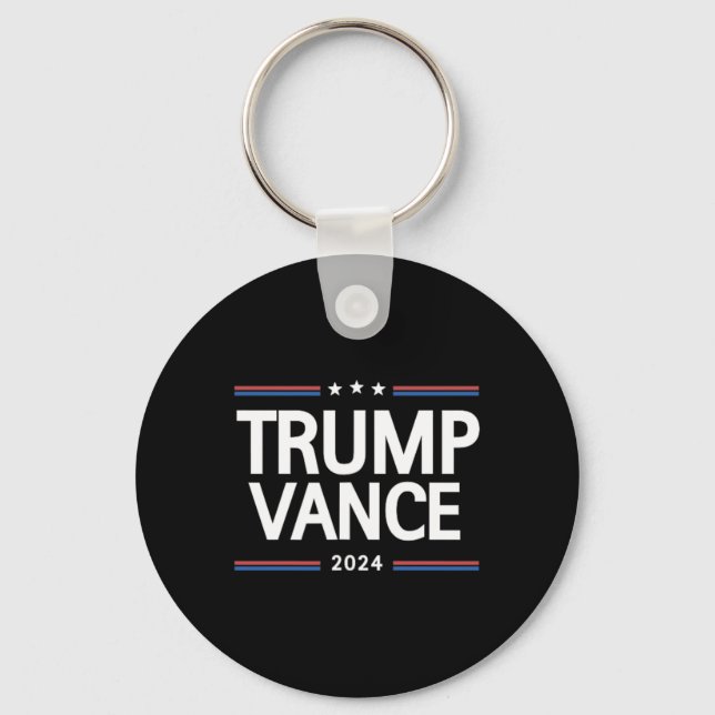 Trump Better Coverage Than 5g - 2 Sided Funny Poli Key Ring (Front)