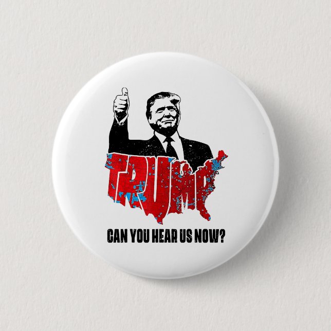 Trump Better Coverage Than 5g  6 Cm Round Badge (Front)