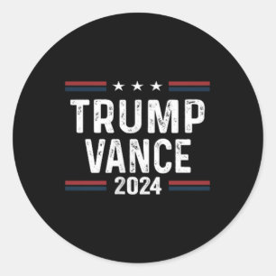 Trump Better Coverage Than 5g Can You Hear Us Now_ Classic Round Sticker