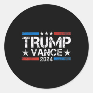 Trump Better Coverage Than 5g Can You Hear Us Now Classic Round Sticker