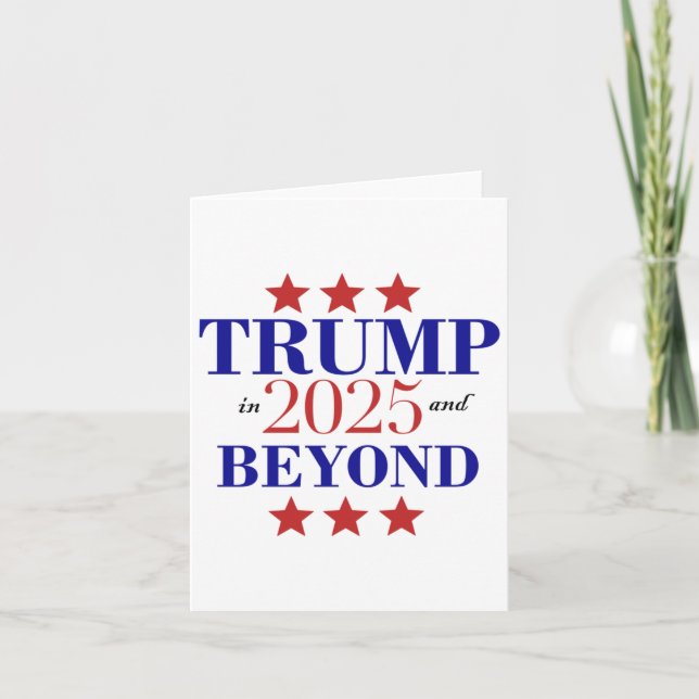 Trump Beyond 2025  Card (Front)