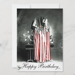 Trump Birthday Card Circa 1910 Patriotic Display 