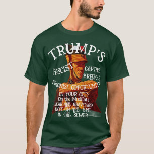 Trump BlackShirt Brown Mussolini Gestapo ICE CBP T-Shirt