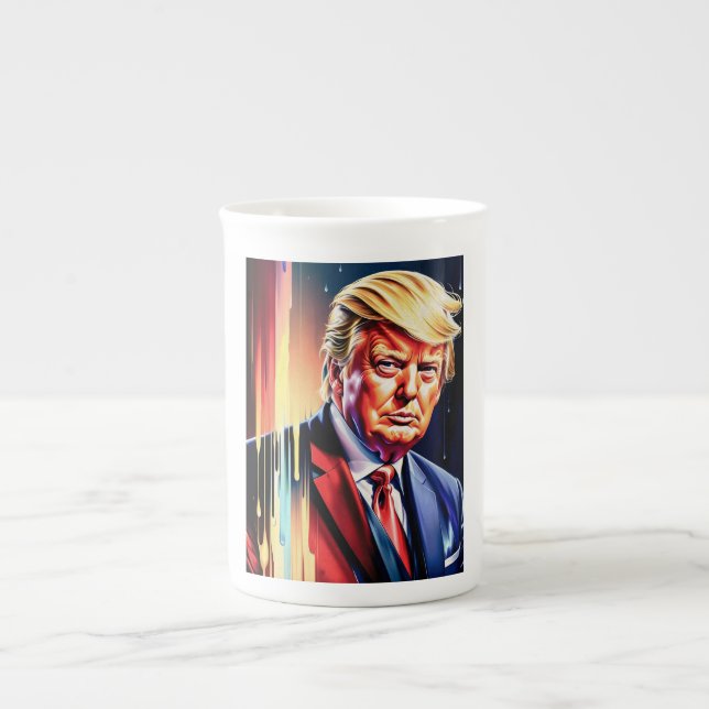 Trump Bone China Mug (Front)