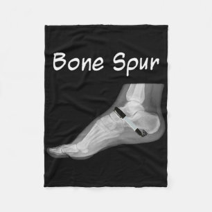 Trump Bone Spur Ink Pen Funny Anti Trump Fleece Blanket