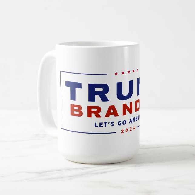 Trump Brandon 2024™ Election Classic Mug 'Official (Front Left)