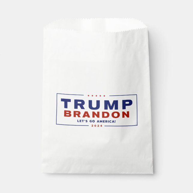 Trump Brandon 2024™ Election Gift Favour Bags (Front)