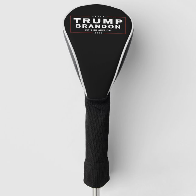 Trump Brandon 2024™ Election Golf Driver Cover (Front)