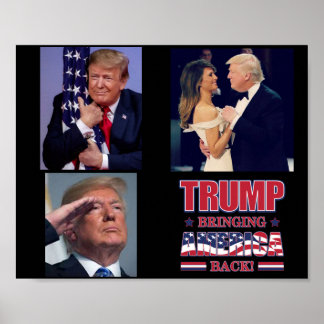 Trump - Bringing America Back Poster