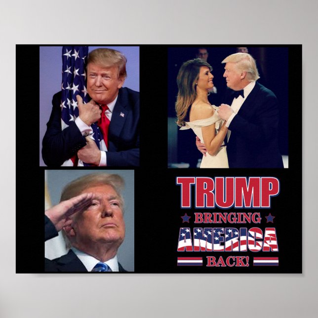 Trump - Bringing America Back Poster (Front)