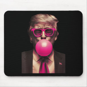 Trump Bubble Gum Funny Mouse Mat