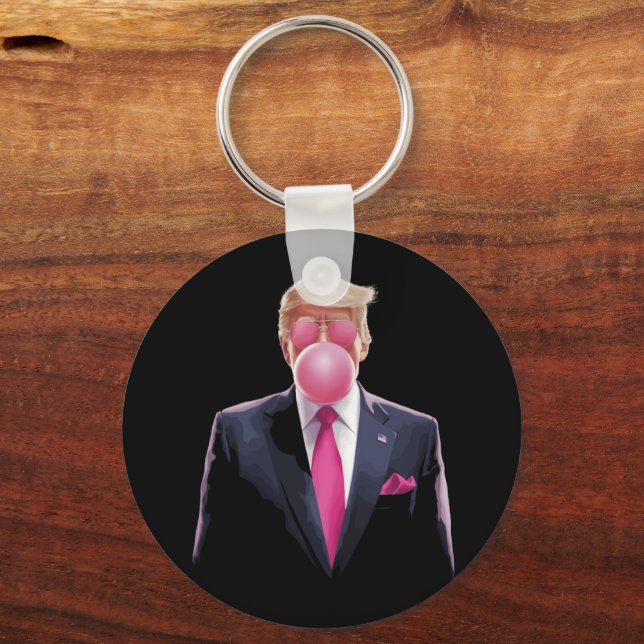 Trump Bubble Gum Key Ring (Front)
