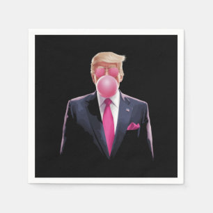 Trump Bubble Gum Napkin