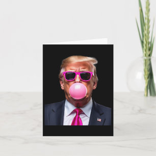 Trump Bubble Gum Pink Card