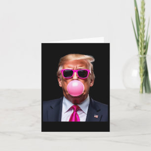 Trump Bubble Gum Pink Card