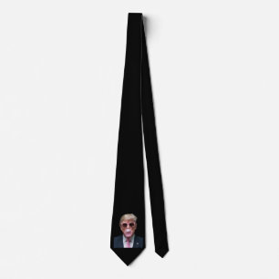 Trump Bubble Gum Pink Funny USA President Tie