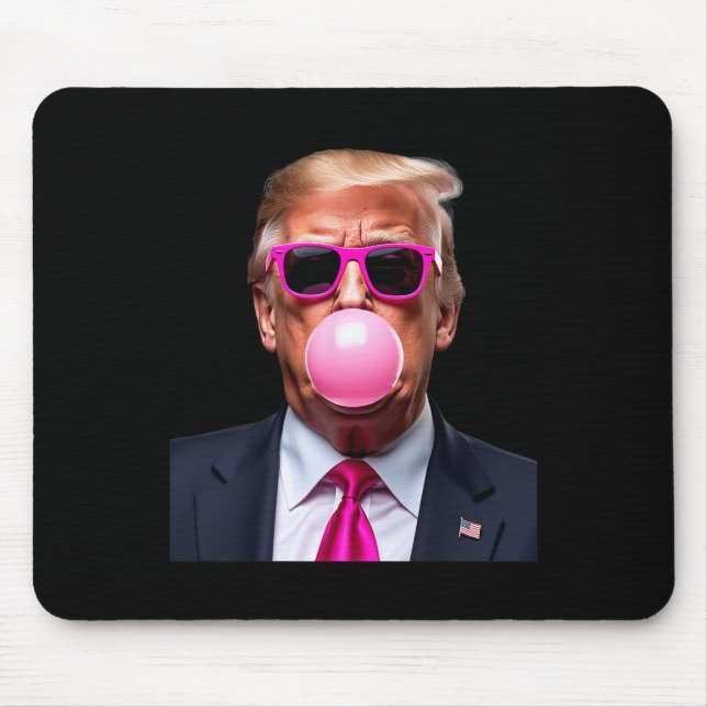 Trump Bubble Gum Pink  Mouse Mat (Front)