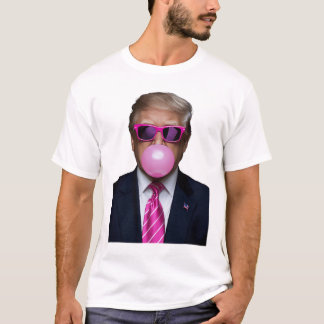 Trump Bubble Gum Pink  T-Shirt