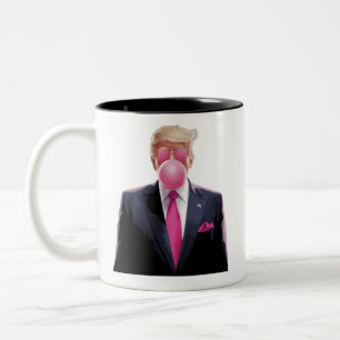 Trump Bubble Gum Two-Tone Coffee Mug
