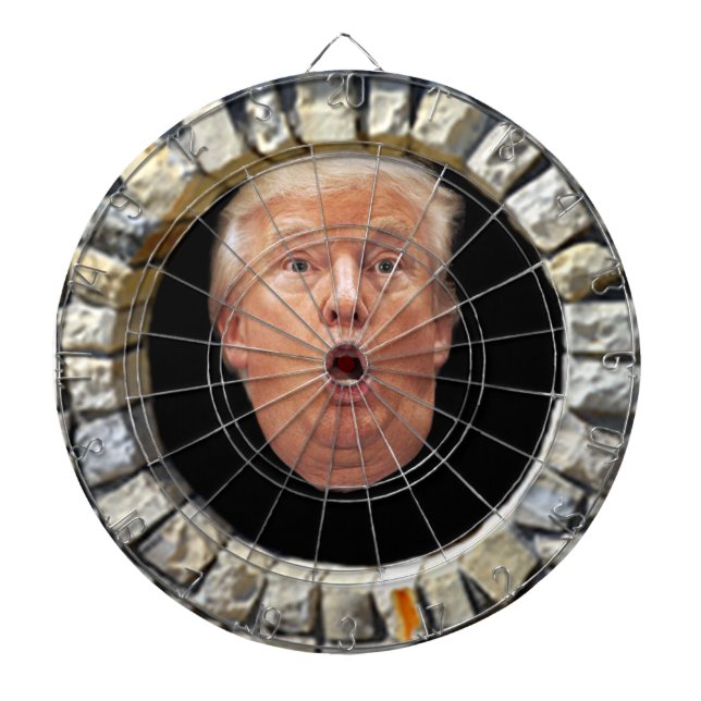 Trump Build A Wall Dartboard (Front)