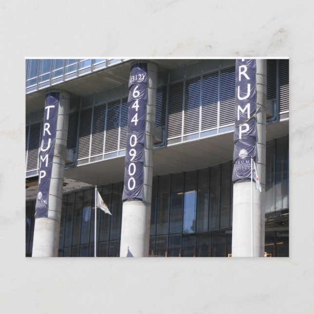 Trump Building in Chicago Postcard (Front)