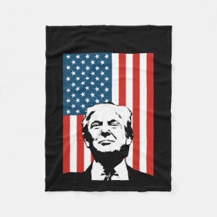 Trump Bulletproof  Fleece Blanket