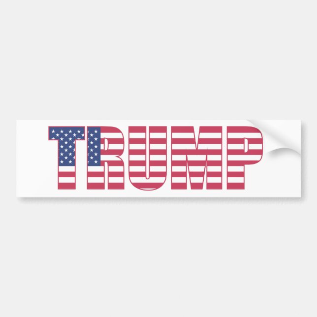 TRUMP BUMPER STICKER (Front)