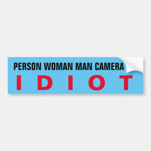 TRUMP BUMPER STICKER (Front)
