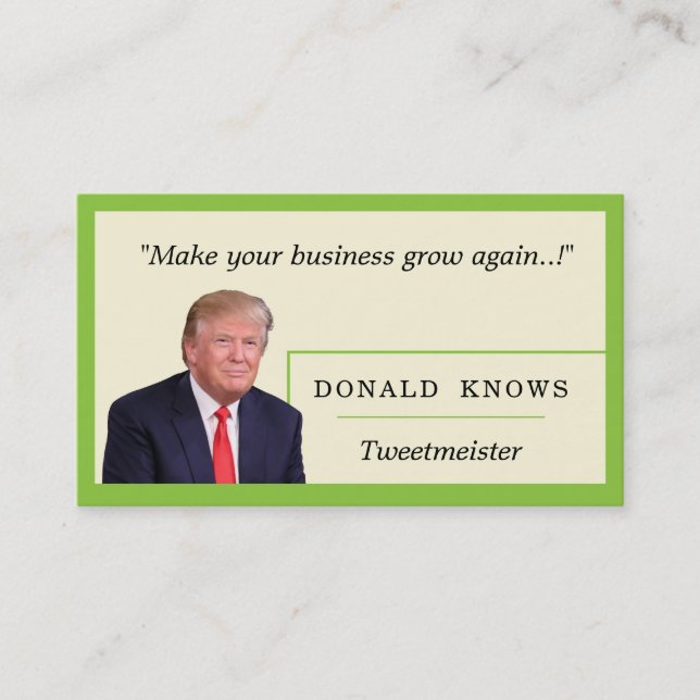 Trump Business Card (Front)