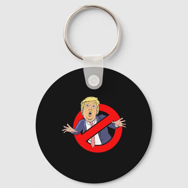 Trump Busters Resist Shirt  Key Ring (Front)