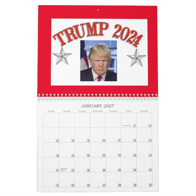TRUMP Calendar for 2023 (Jan 2027)