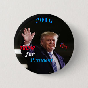 Trump Campaign Button, By AntsAfire 6 Cm Round Badge