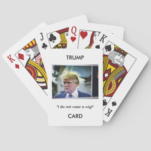 Trump Cards Donald Trump image/quote playing cards (Back)