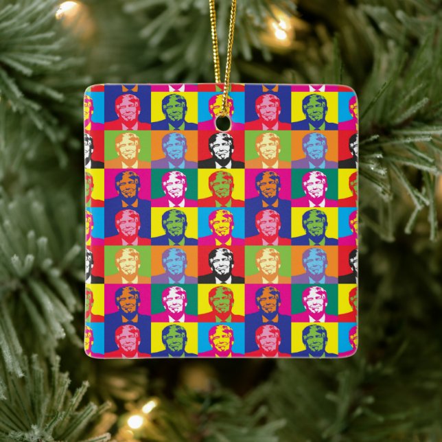 TRUMP  CERAMIC ORNAMENT (Tree)