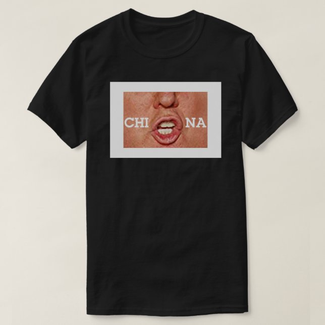 Trump China Masks Mask T-Shirt (Design Front)