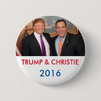 Trump & Christie 2016 Button